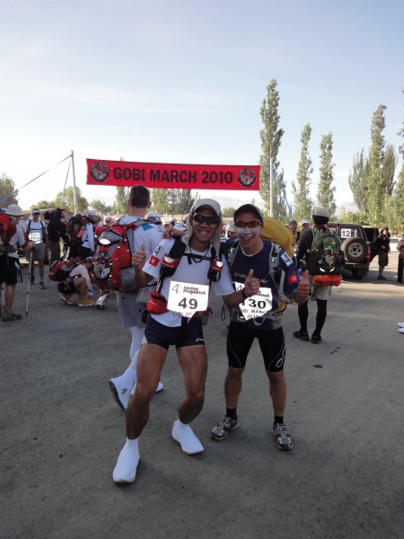 Ryan + Anton at starting point