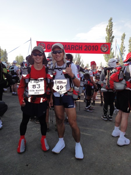 Simon + Ryan at starting point