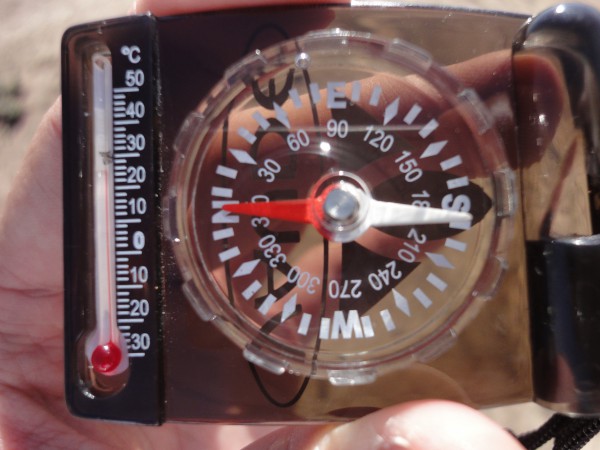 Checking the temperature