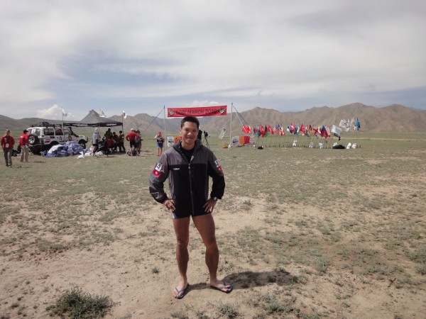 Free time to walk around at Campsite