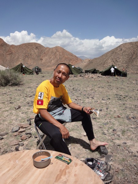 Geroge and me having lunch