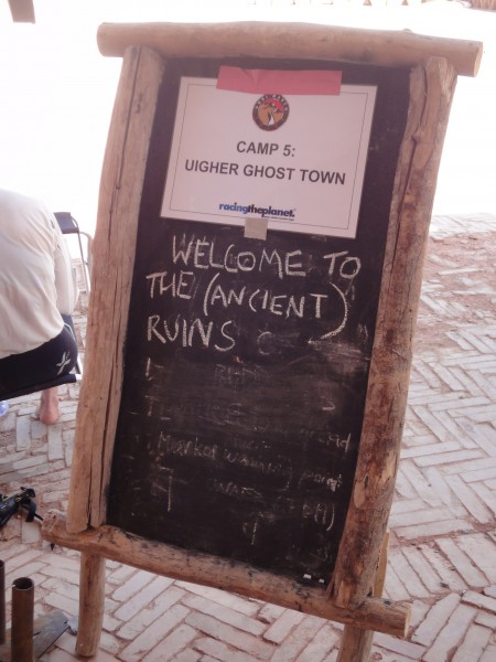 We stay in an Anicent Ruins of the Flaming mountains